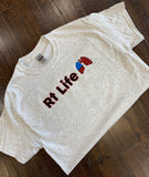 Rt Life Short Sleeve~Ash Grey