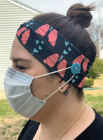Lung 🫁 headband w/mask button