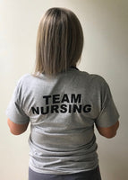 Team Nursing Short Sleeve-Sports Gray