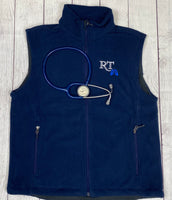 RT "Cyanotic Blue" Fleece Jacket/Vest