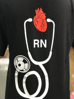 RN V-Necks Short Sleeve-Black