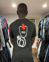 RN V-Necks Short Sleeve-Black