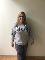 Team Nursing Long Sleeve Tshirt-Sports Grey