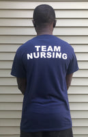 New: Team Nursing Navy Blue short sleeve-Unisex