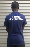 New: Team Nursing Navy Blue short sleeve-Unisex