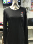 RN ❤️ Long sleeve Next Level Tshirt-Vintage Black